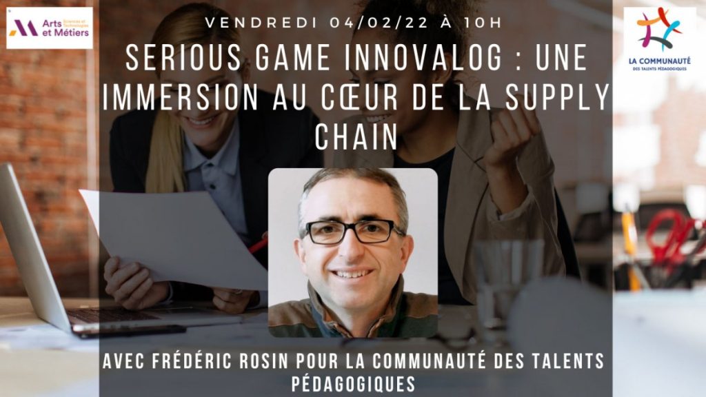 Webinaire Serious Game Innovalog : immersion au coeur de la supply chain
