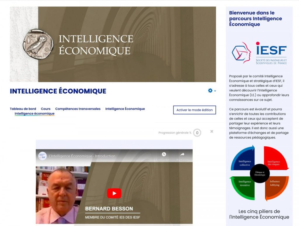 Parcours UNIT intelligence économique