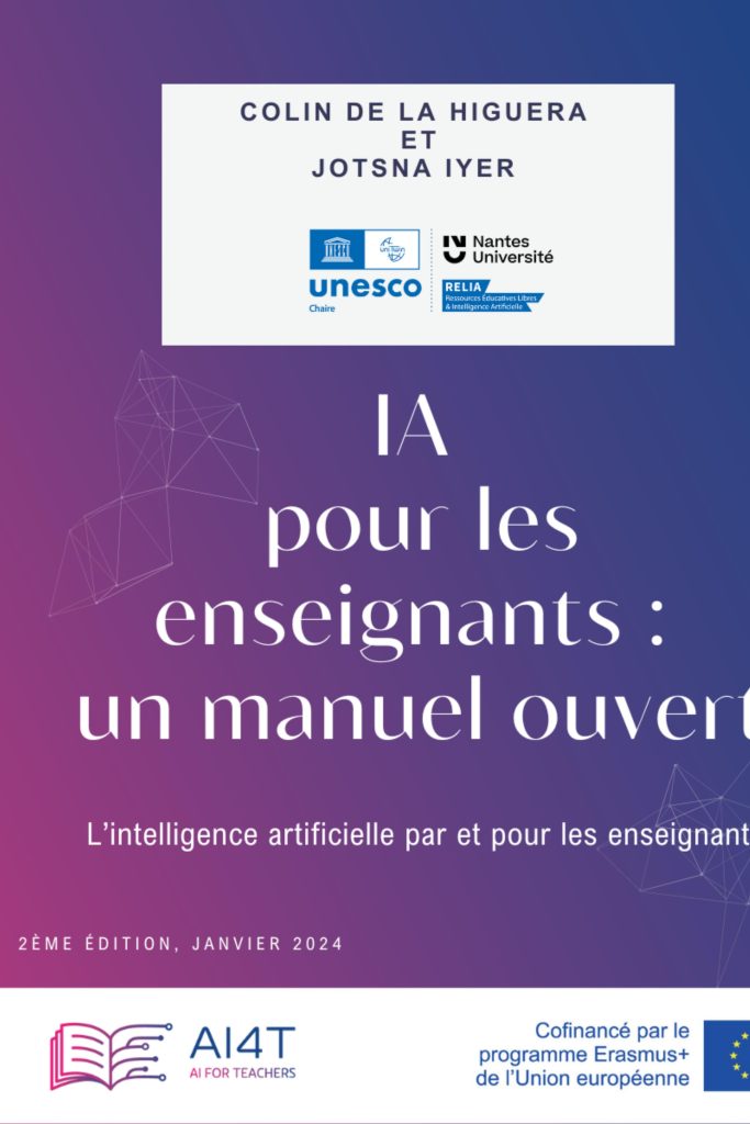 Livre IA pour les enseignants : un manuel ouvert