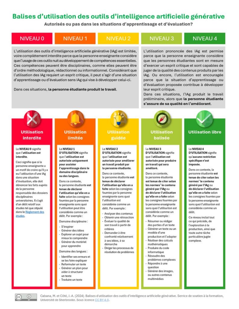 Balises d’utilisation des outils d’IAg