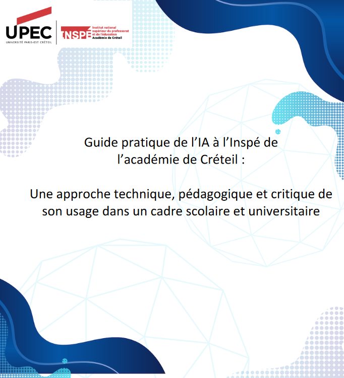 Guide pratique de l’IA à l’Inspé de l’académie de Créteil