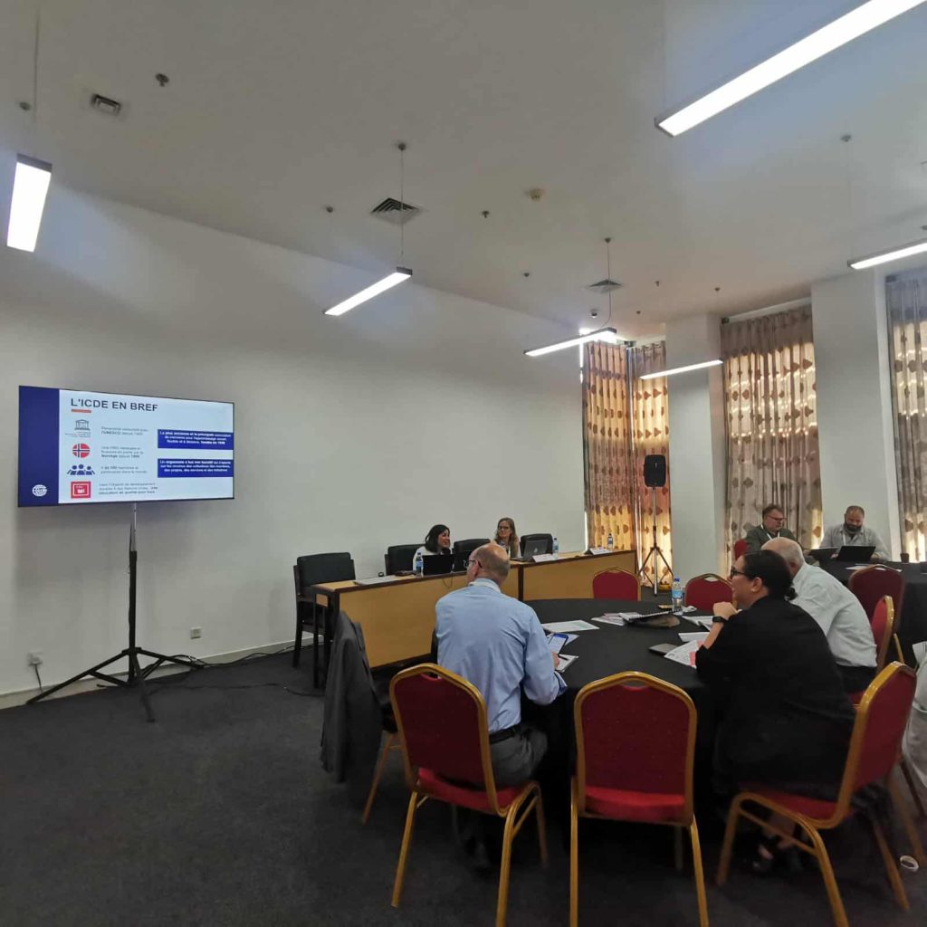 atelier avec ICDE à elarning africa